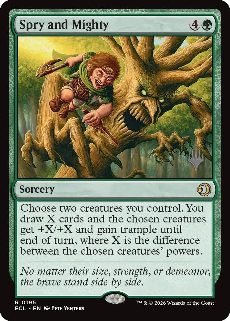 Image for Spry and Mighty (195) (PPECL) - Magic: The Gathering