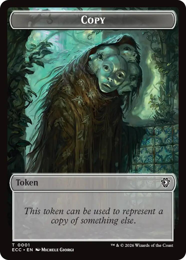 Image for Copy // Elemental (0010) Double-Sided Token (1 // 10) (ECC) - Magic: The Gathering