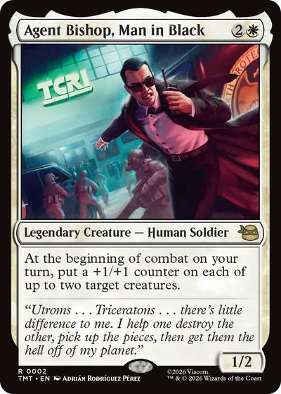 Agent Bishop, Man in Black (2) (TMT)
