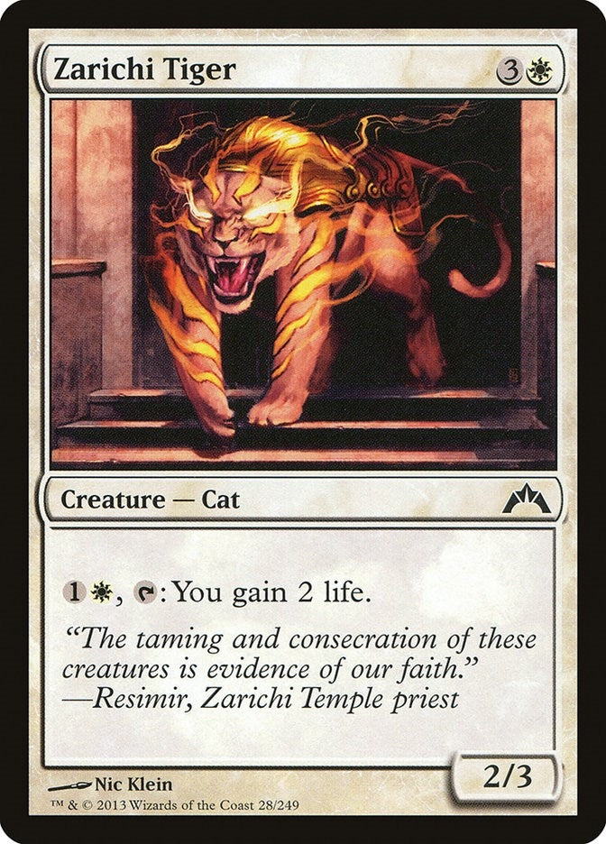 Zarichi Tiger (28) (GTC)