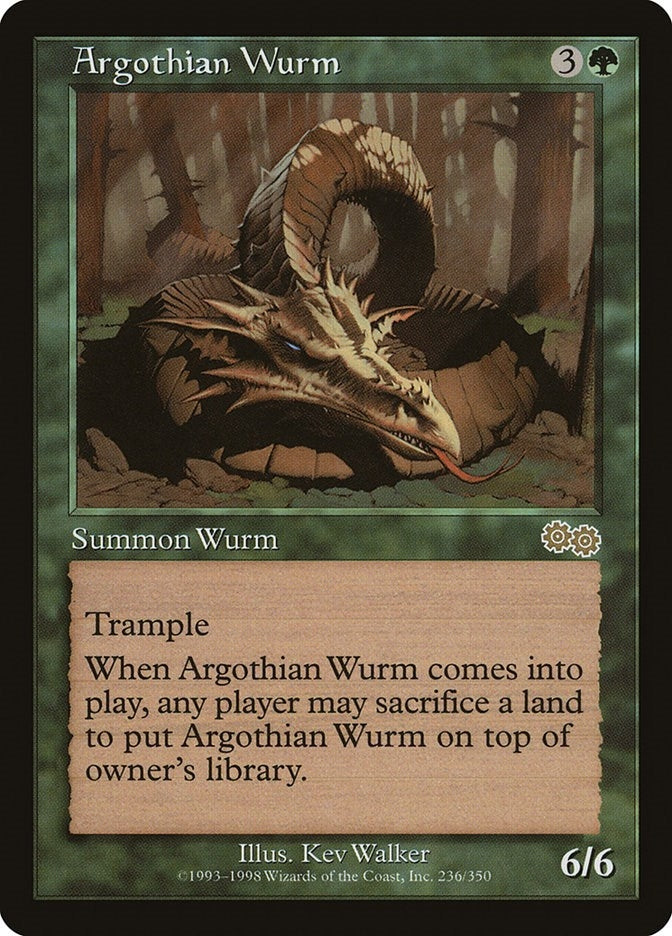 Argothian Wurm (236) (USG) Japanese