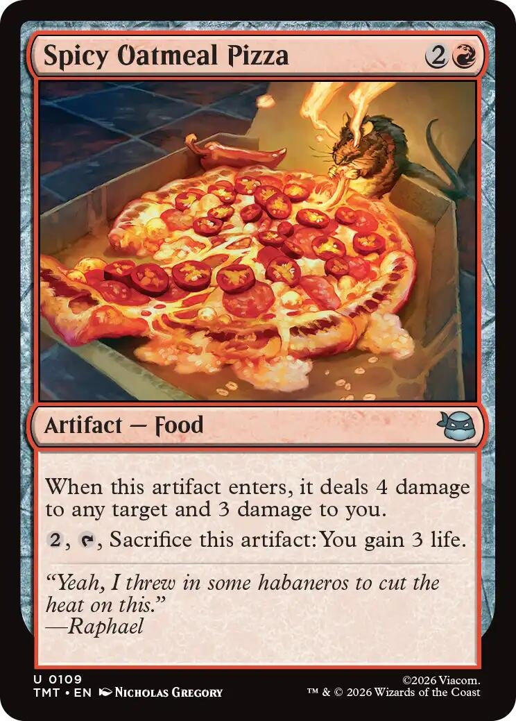 Spicy Oatmeal Pizza (109) (TMT) Japanese