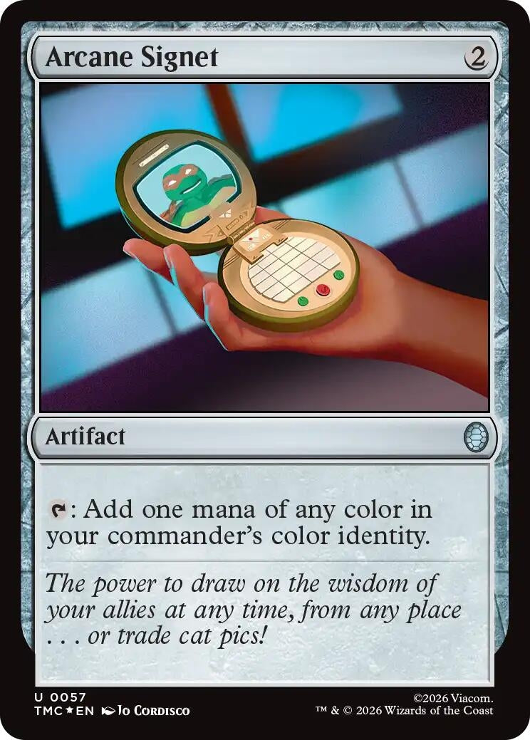 Image for Arcane Signet (Surge Foil) (57) (TMC) - Magic: The Gathering