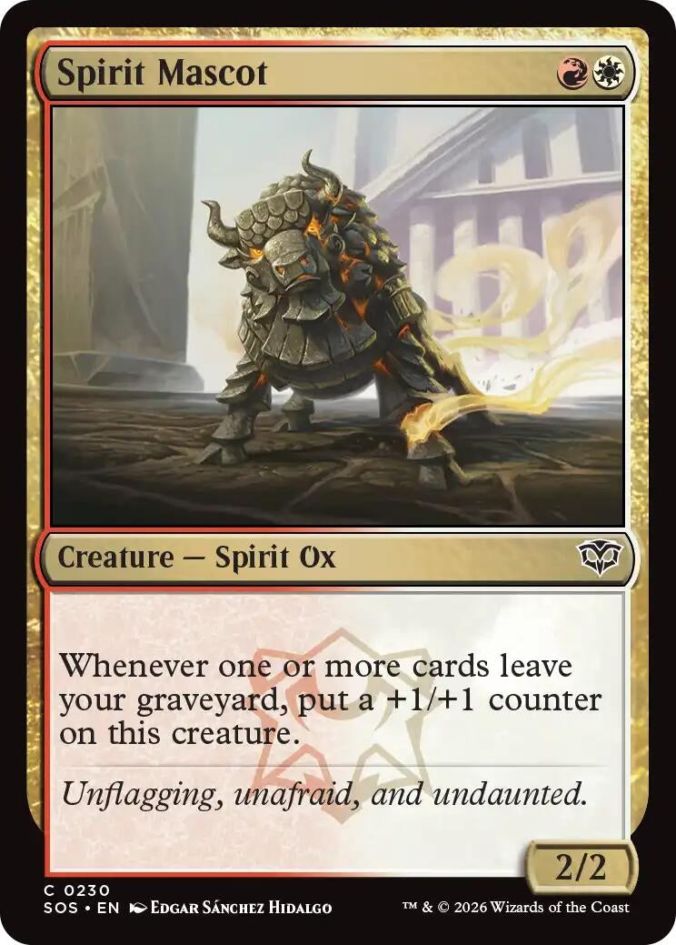 Spirit Mascot (230) (SOS) Italian