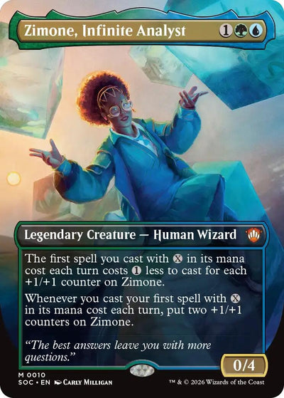 Zimone, Infinite Analyst (Borderless) (10) (SOC)