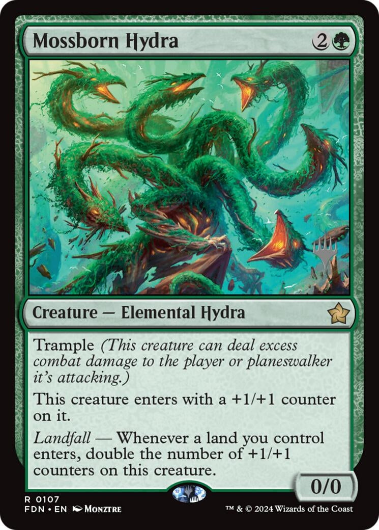 Image for Mossborn Hydra (107) (PPECL) - Magic: The Gathering