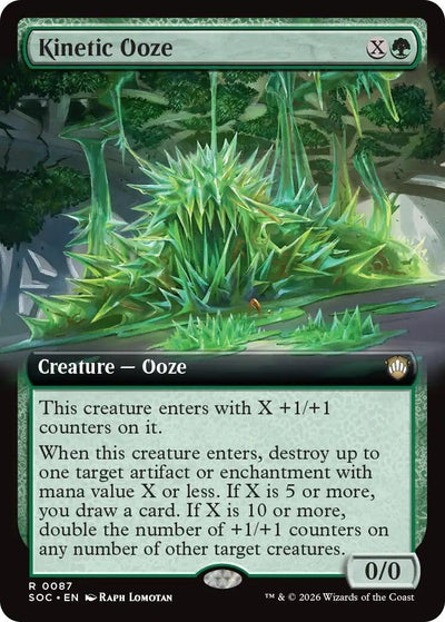 Kinetic Ooze (Extended Art) (87) (SOC)