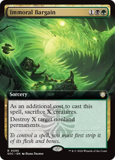 Immoral Bargain (Extended Art) (95) (SOC)