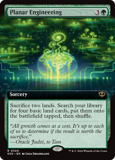 Planar Engineering (Extended Art) (340) (SOS)