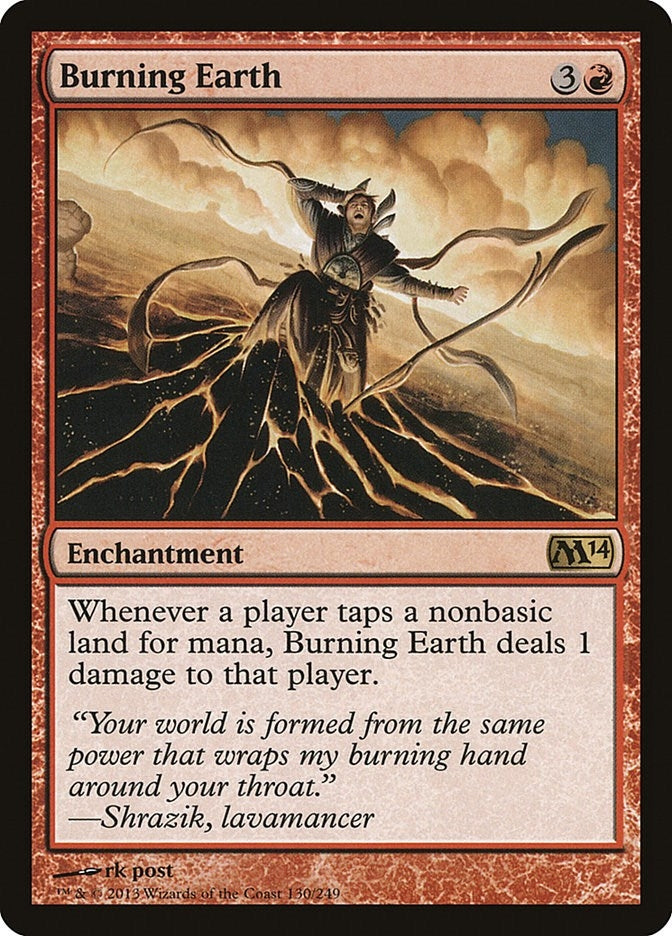 Burning Earth (130) (M14) Japanese