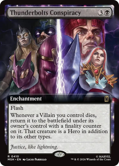 Thunderbolts Conspiracy (Extended Art) (410) (MSH)