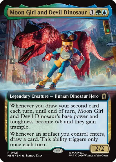 Moon Girl and Devil Dinosaur (Extended Art) (421) (MSH)