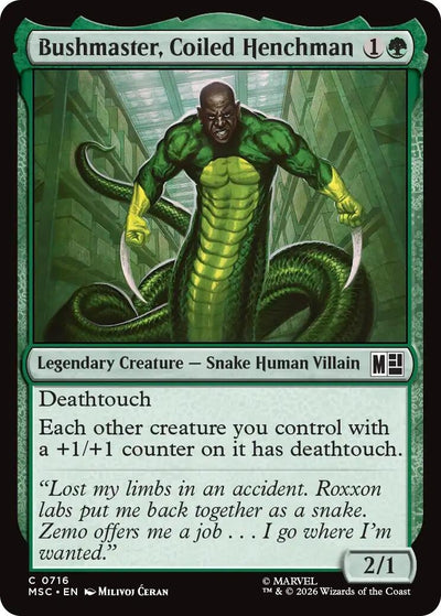 Bushmaster, Coiled Henchman (716) (MSC)