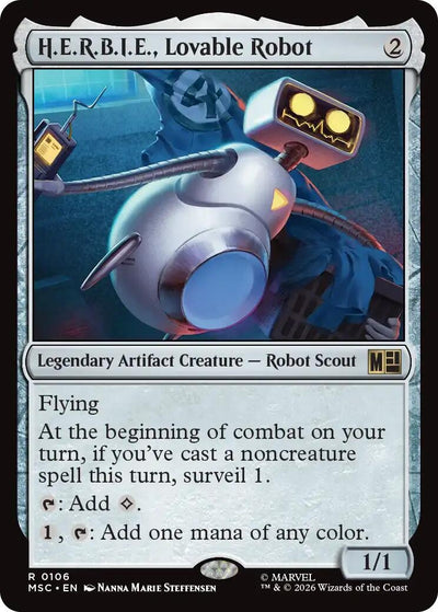H.E.R.B.I.E., Lovable Robot (Surge Foil) (106) (MSC)