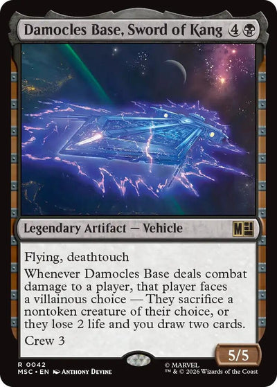 Damocles Base, Sword of Kang (42) (MSC)