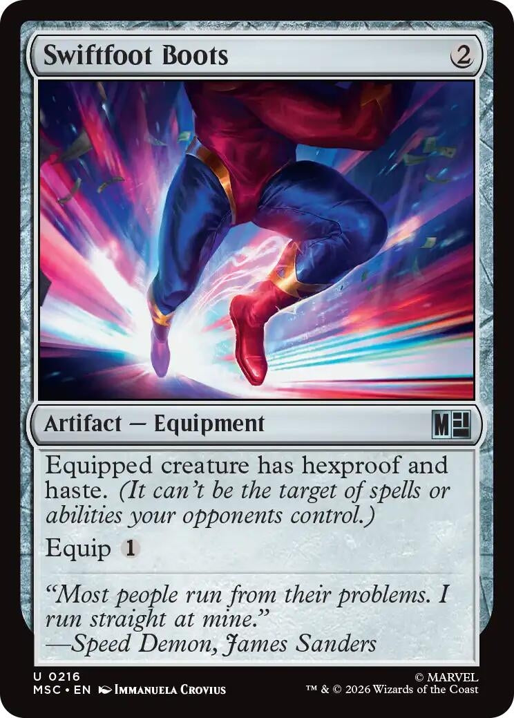 Image for Swiftfoot Boots (216) (MSC) - Magic: The Gathering