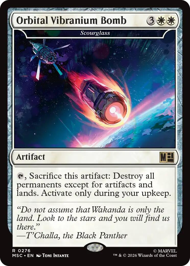 Image for Orbital Vibranium Bomb - Scourglass (276) (MSC) - Magic: The Gathering