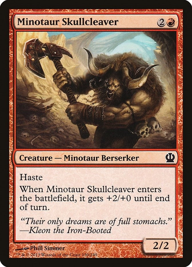 Minotaur Skullcleaver (130) (THS) Japanese