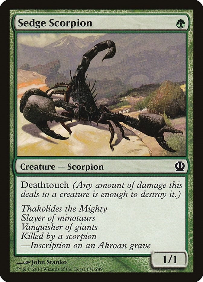 Sedge Scorpion (177) (THS) Japanese
