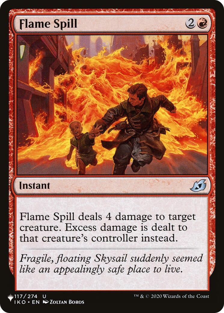 Flame Spill (117) (LIST)