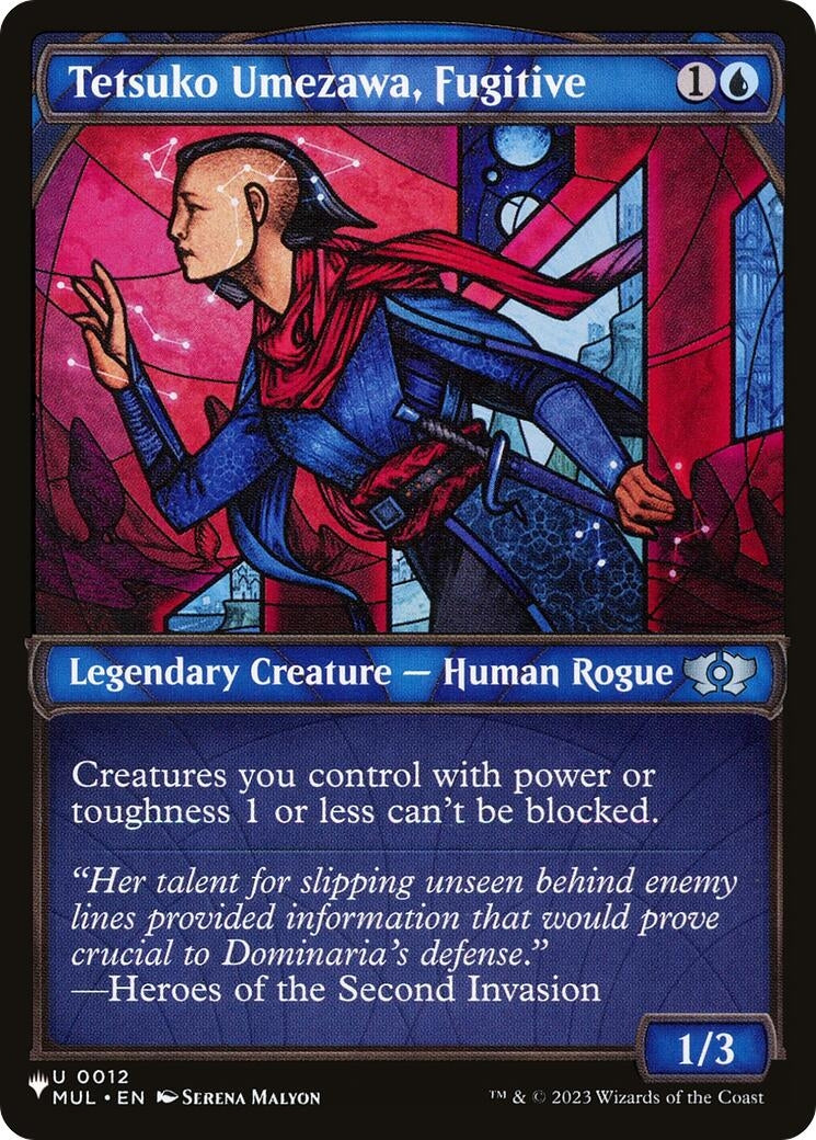 Tetsuko Umezawa, Fugitive (MUL) (12) (LIST)