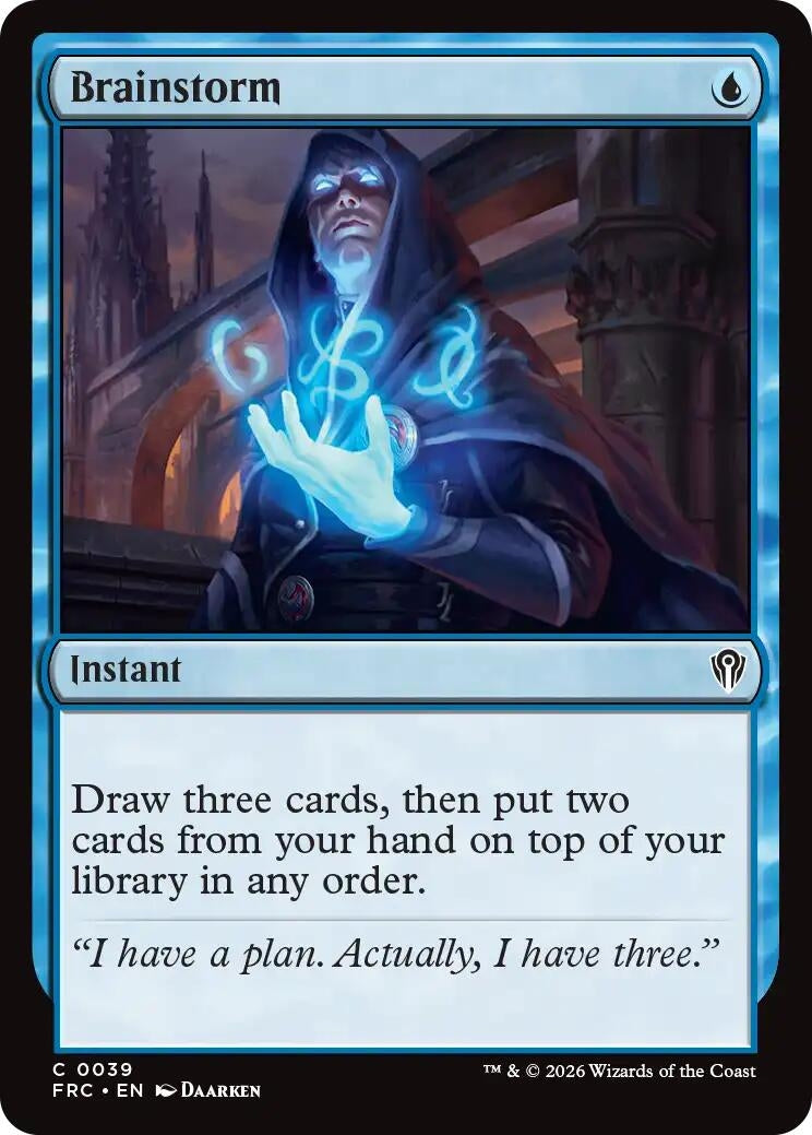Image for Brainstorm (39) (FRC) - Magic: The Gathering