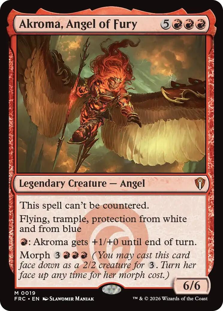 Image for Akroma, Angel of Fury (19) (FRC) - Magic: The Gathering