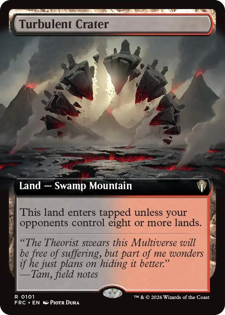 Image for Turbulent Crater (Extended Art) (101) (FRC) - Magic: The Gathering