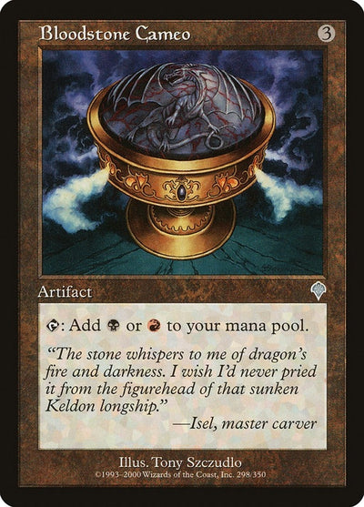 Bloodstone Cameo (298) (INV)