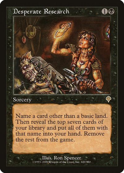Desperate Research (100) (INV)