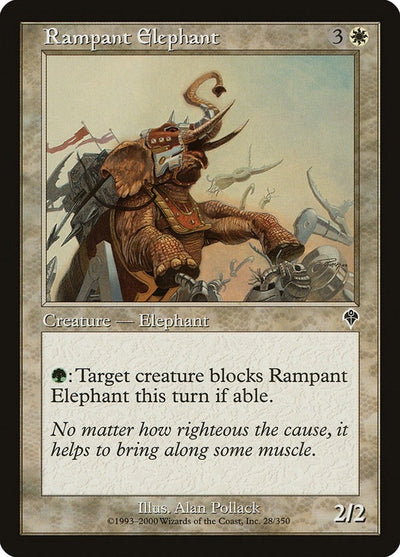 Rampant Elephant (28) (INV)