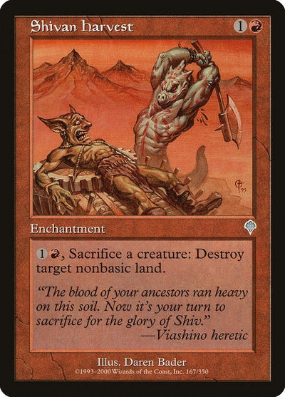 Shivan Harvest (167) (INV)