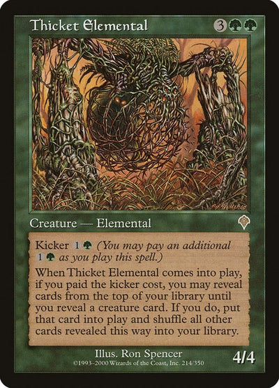 Thicket Elemental (214) (INV)