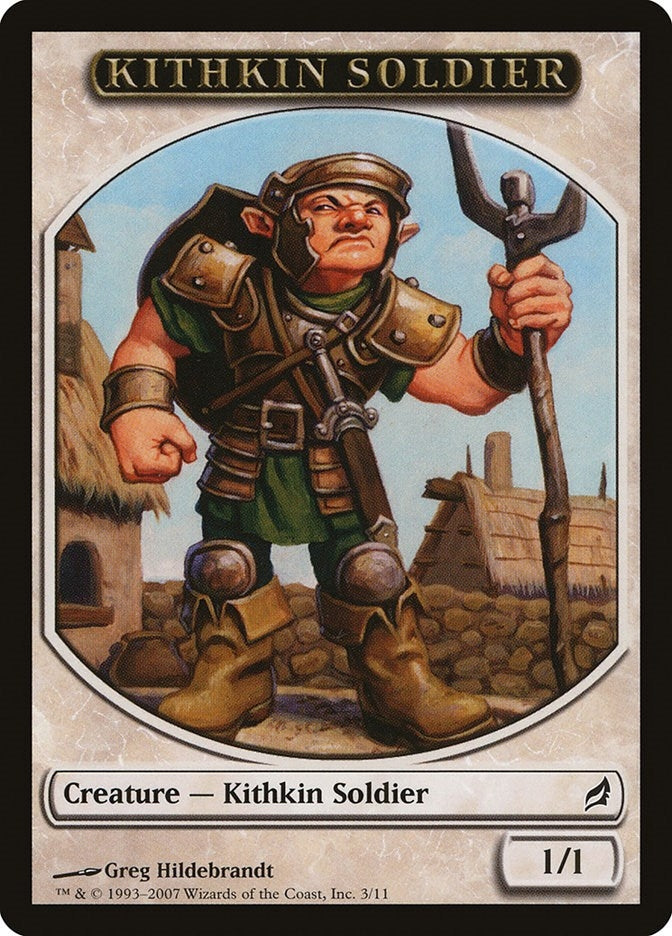 Image for Kithkin Soldier Token (3) (LRW) - Magic: The Gathering