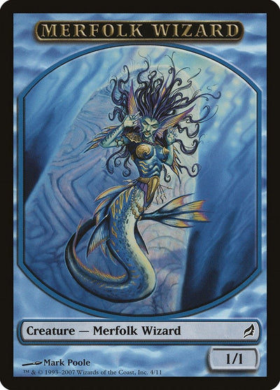 Merfolk Wizard Token (4) (LRW)