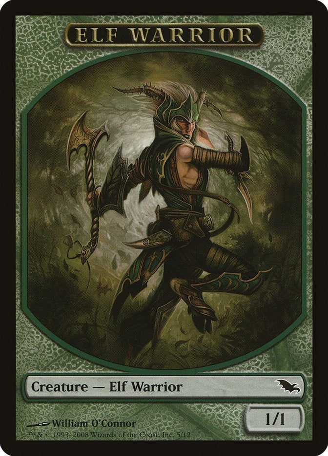 Image for Elf Warrior Token (5) (5) (SHM) - Magic: The Gathering
