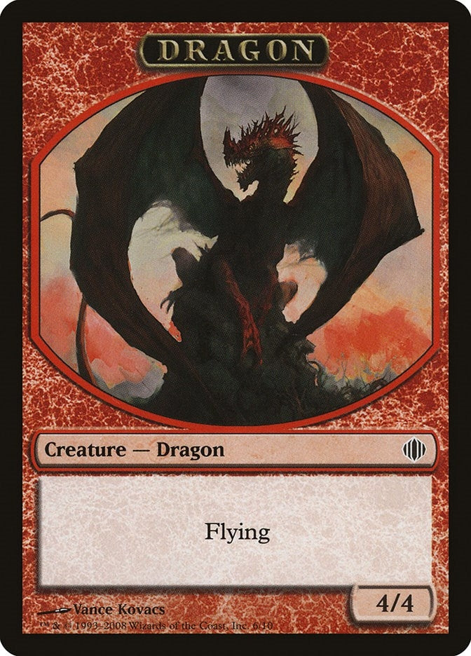 Image for Dragon Token (6) (ALA) - Magic: The Gathering