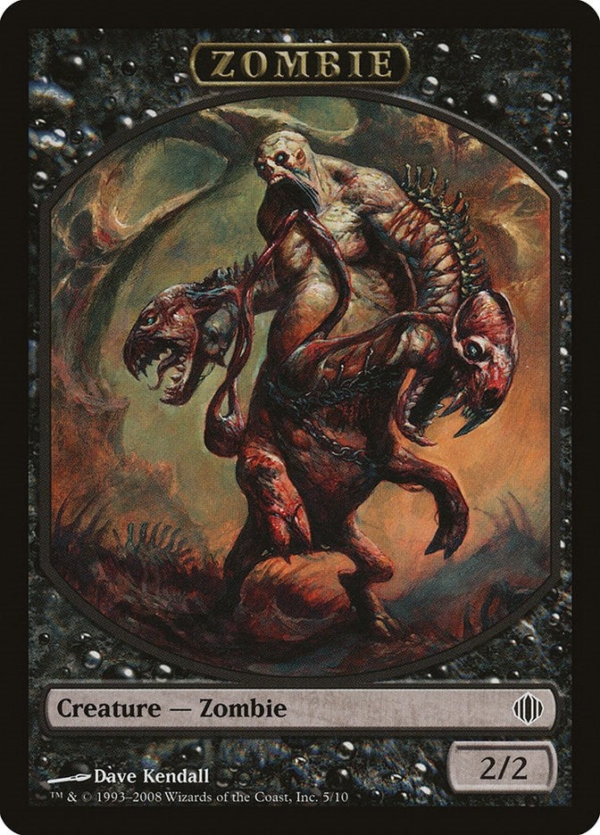 Image for Zombie Token (5) (ALA) - Magic: The Gathering