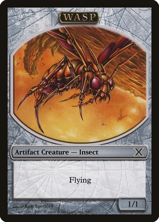Image for Wasp Token (6) (10E) - Magic: The Gathering