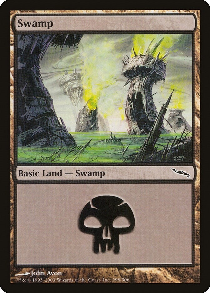 Image for Swamp (298) (298) (MRD) - Magic: The Gathering