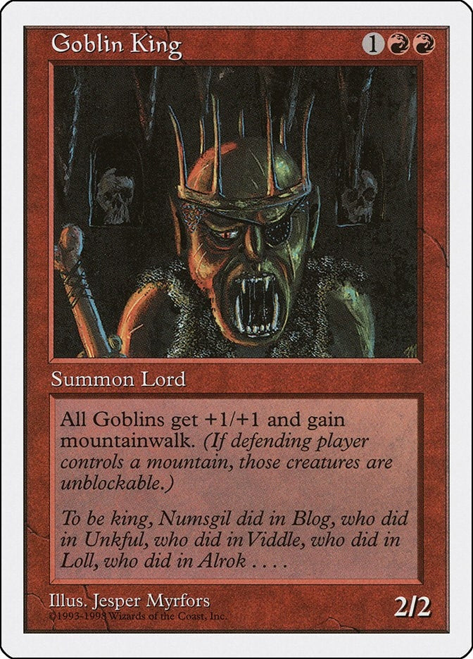 Image for Goblin King (ATH) - Magic: The Gathering