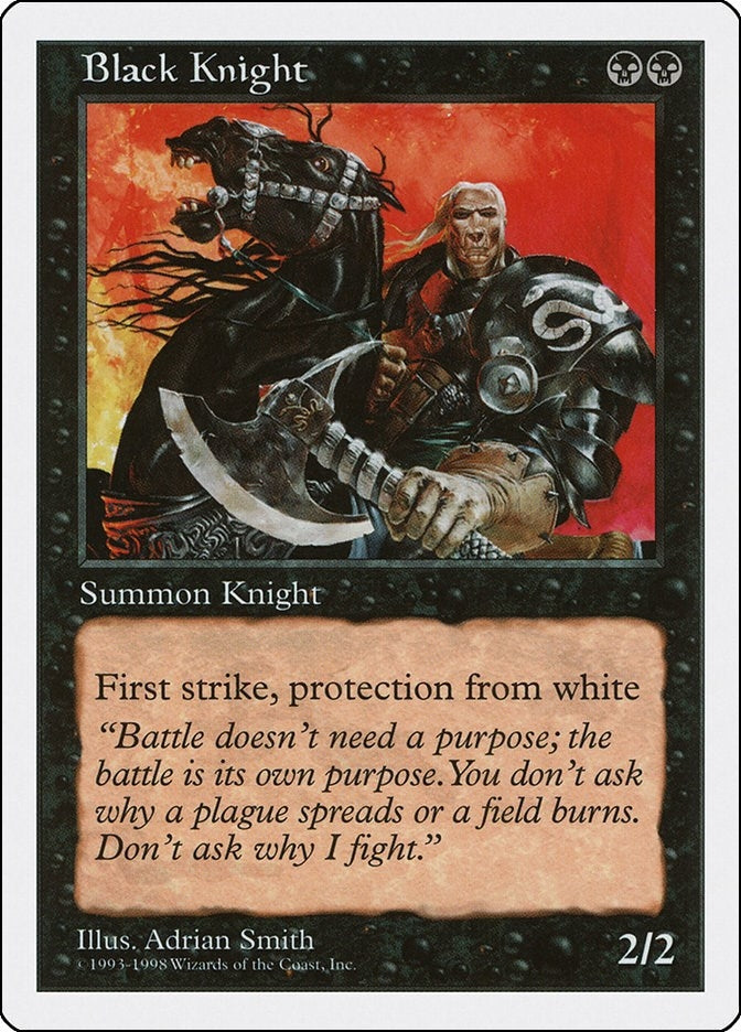 Image for Black Knight (ATH) - Magic: The Gathering
