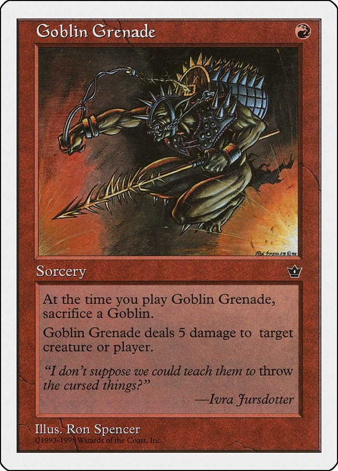 Image for Goblin Grenade (ATH) - Magic: The Gathering
