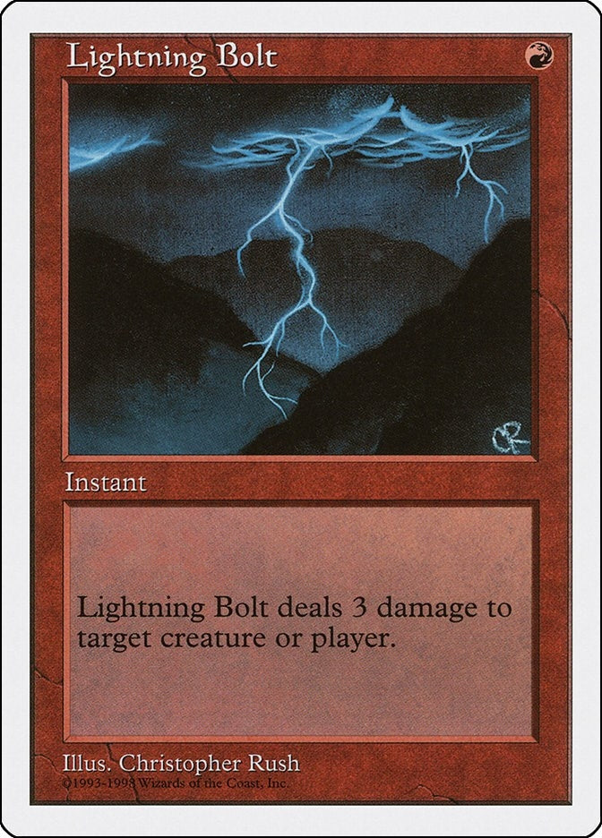 Image for Lightning Bolt (ATH) - Magic: The Gathering