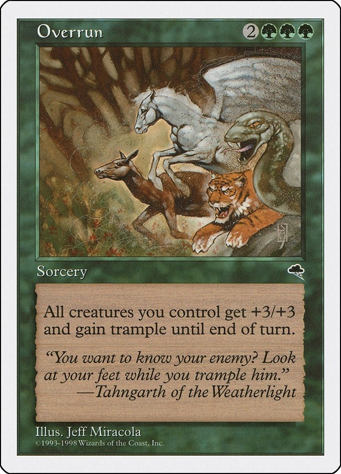 Image for Overrun (ATH) - Magic: The Gathering