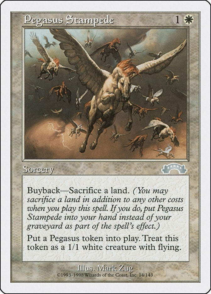 Image for Pegasus Stampede (14) (ATH) - Magic: The Gathering