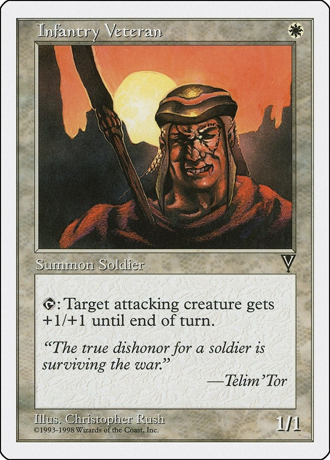 Image for Infantry Veteran (ATH) - Magic: The Gathering