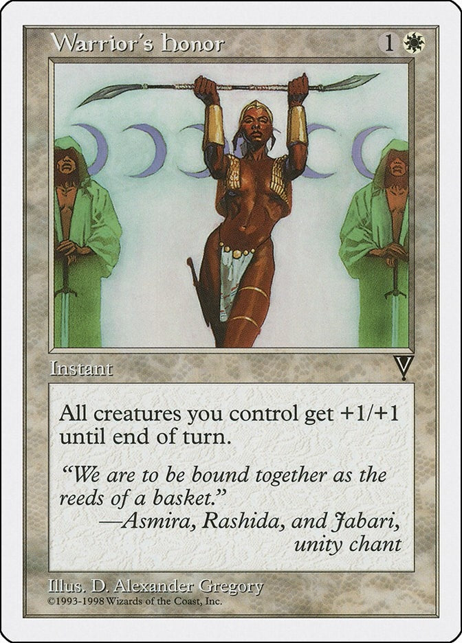 Image for Warrior's Honor (ATH) - Magic: The Gathering