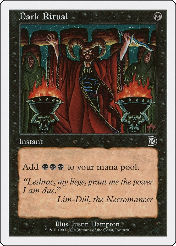 Image for Dark Ritual (4) (DKM) - Magic: The Gathering