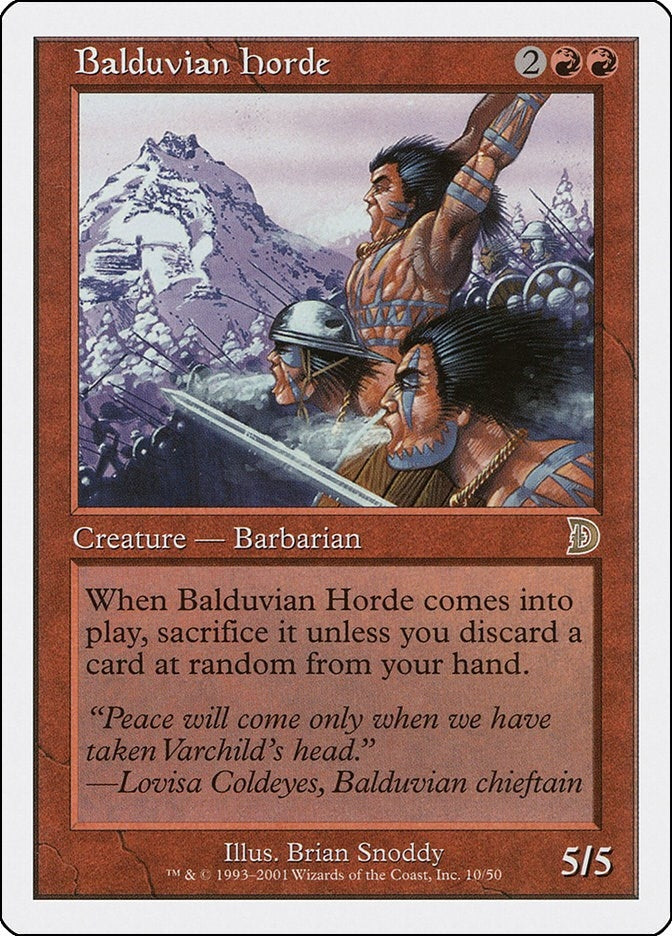 Image for Balduvian Horde (10) (DKM) - Magic: The Gathering